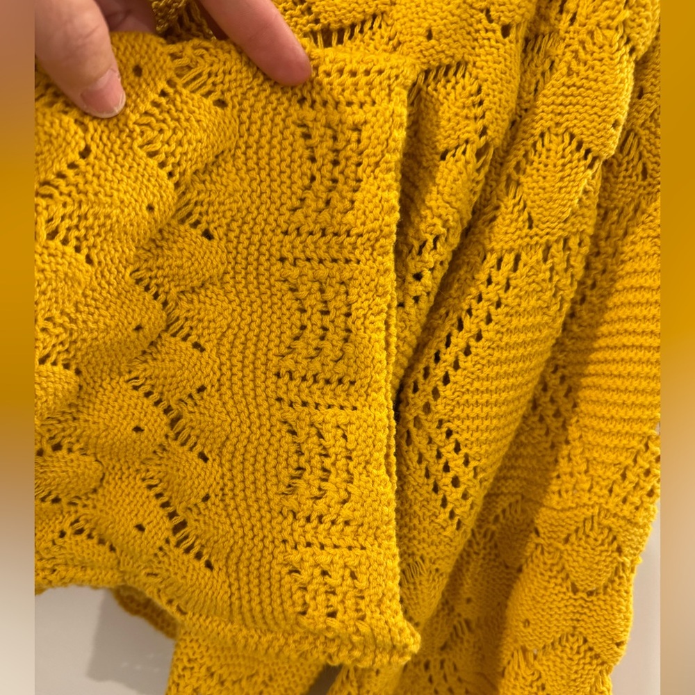 POL V-Neck Mustard Sweater NWT Small - Picture 6 of 7